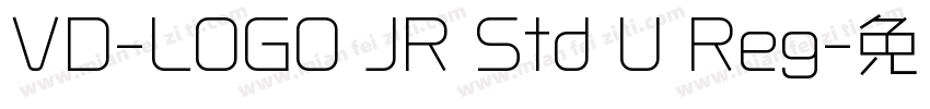 VD-LOGO JR Std U Reg字体转换